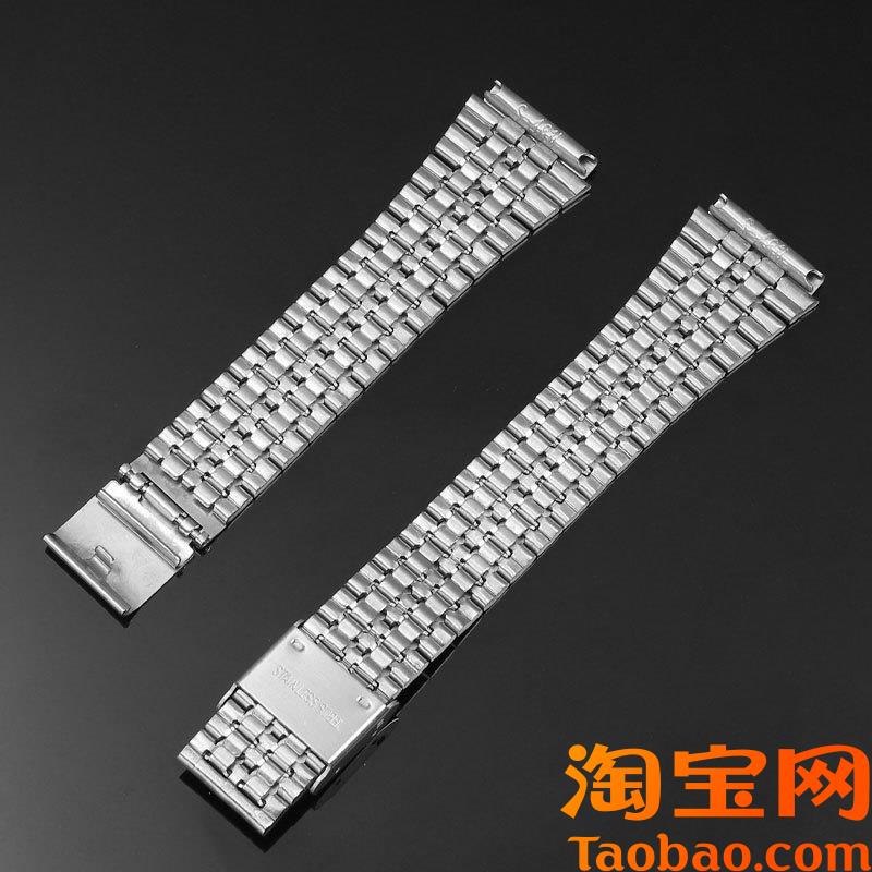 适配卡西欧AE1200/1300A15w9A158A168F91小方块不锈钢表带18mm