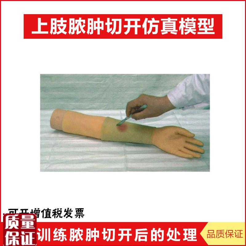 上肢脓肿切开仿真模o型脓肿切开引流术模块手臂缝合拆线手臂包