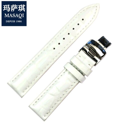 适用天梭1853豪致系列T086.207真皮 女皮带T086V表带女18MM