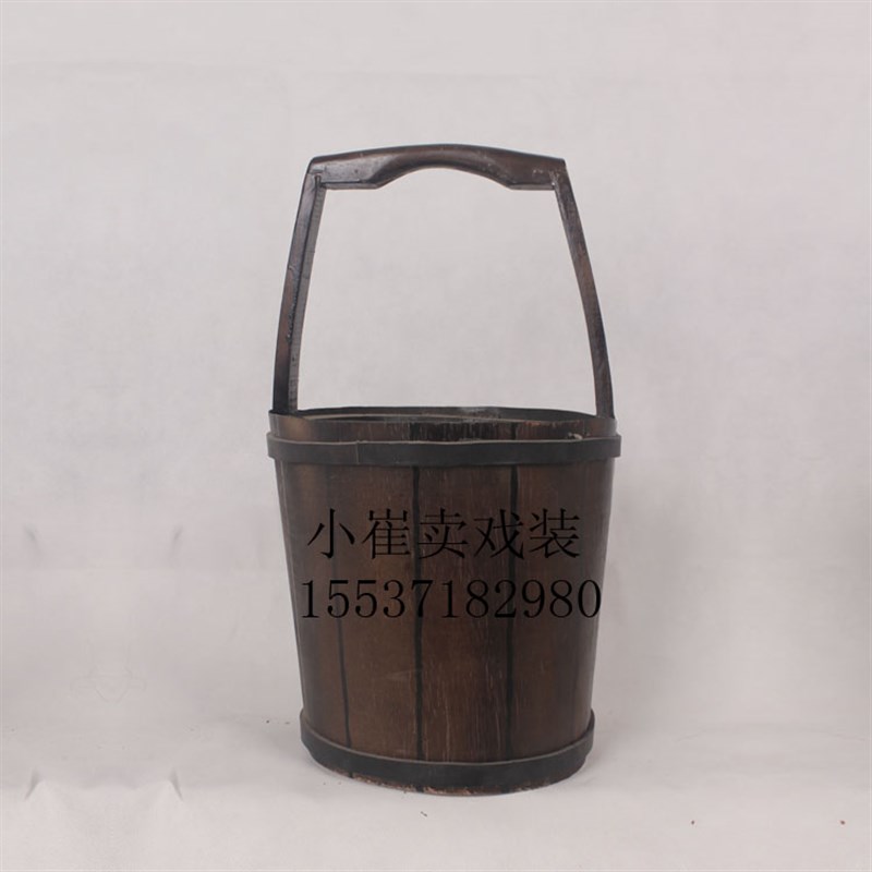 演出表演古装舞台戏w曲道具演出假木桶水桶大水桶