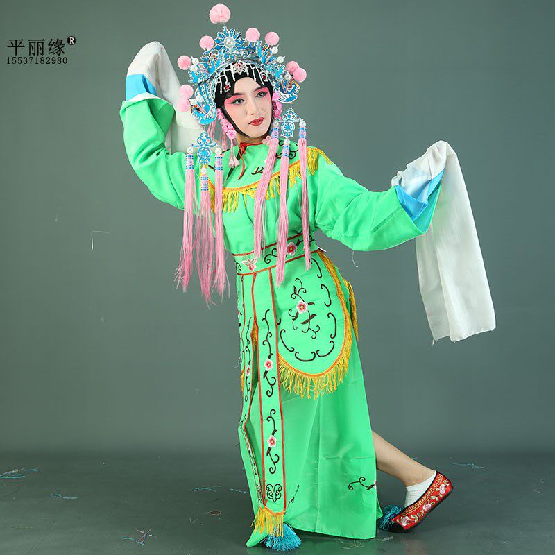 戏曲服装宫女衣宫装m戏装社火庙会文艺高跷服装戏剧小姐丫鬟古装