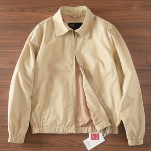 休闲立领男士 523 复古水洗纯棉商务美式 工装 夹克翻领外套 秋冬新款