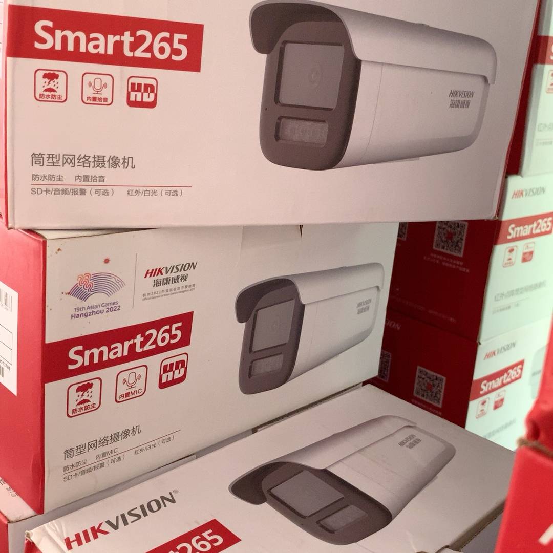 询价购-海康威视Smart265网络摄像机，400万像素
