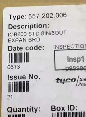 询价购-TYCO泰克继电器输出模块IOB800，型号557.