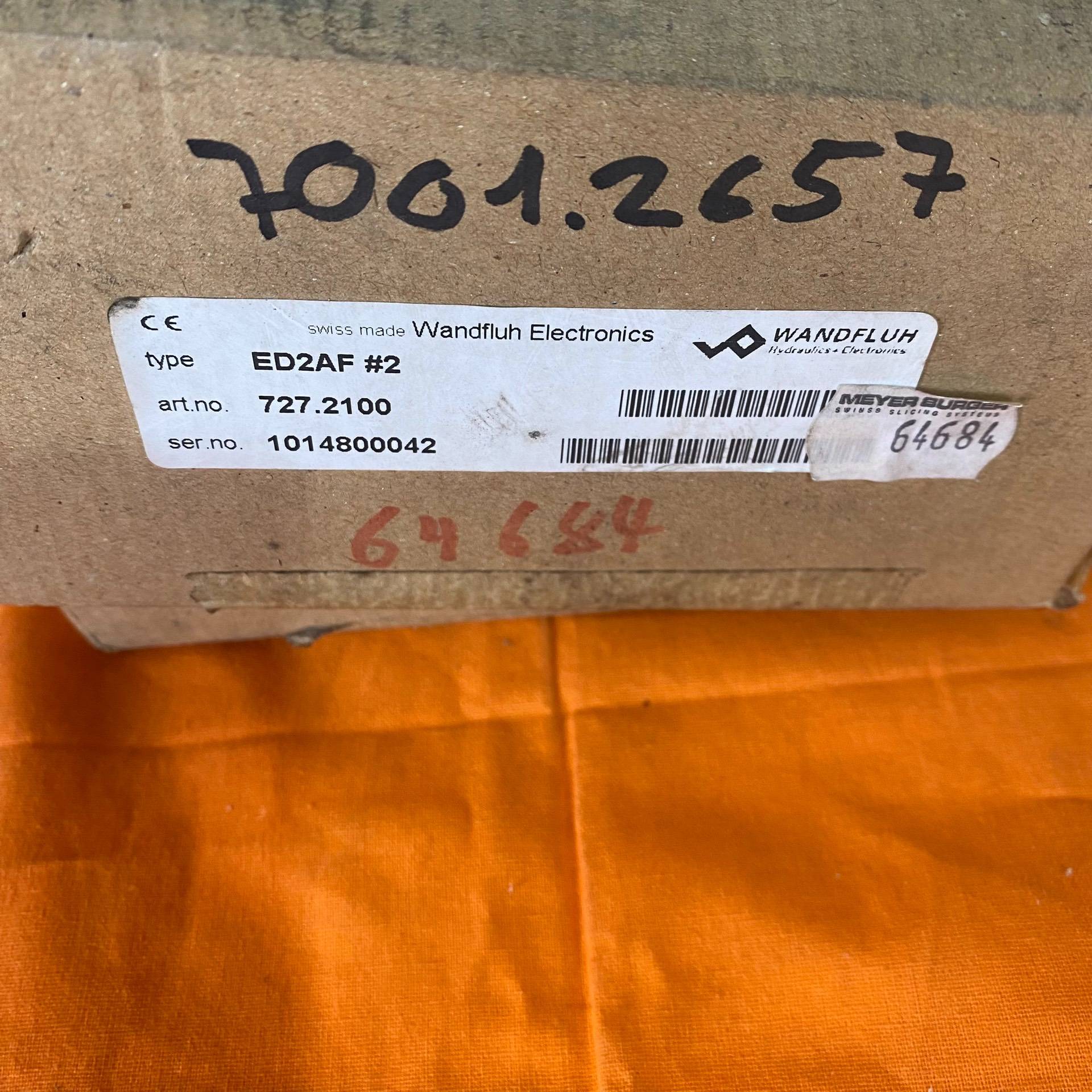 询价购-Wandfluh ED2AF 2，型号727.2100，瑞士