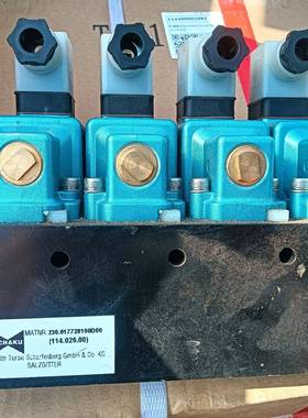 询价购-MAC电磁阀，型号250B-764JJ，蓝色外壳，