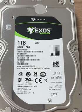 可维修-希捷1TB企业级机械硬盘 Exos 7E8 ST1-议价