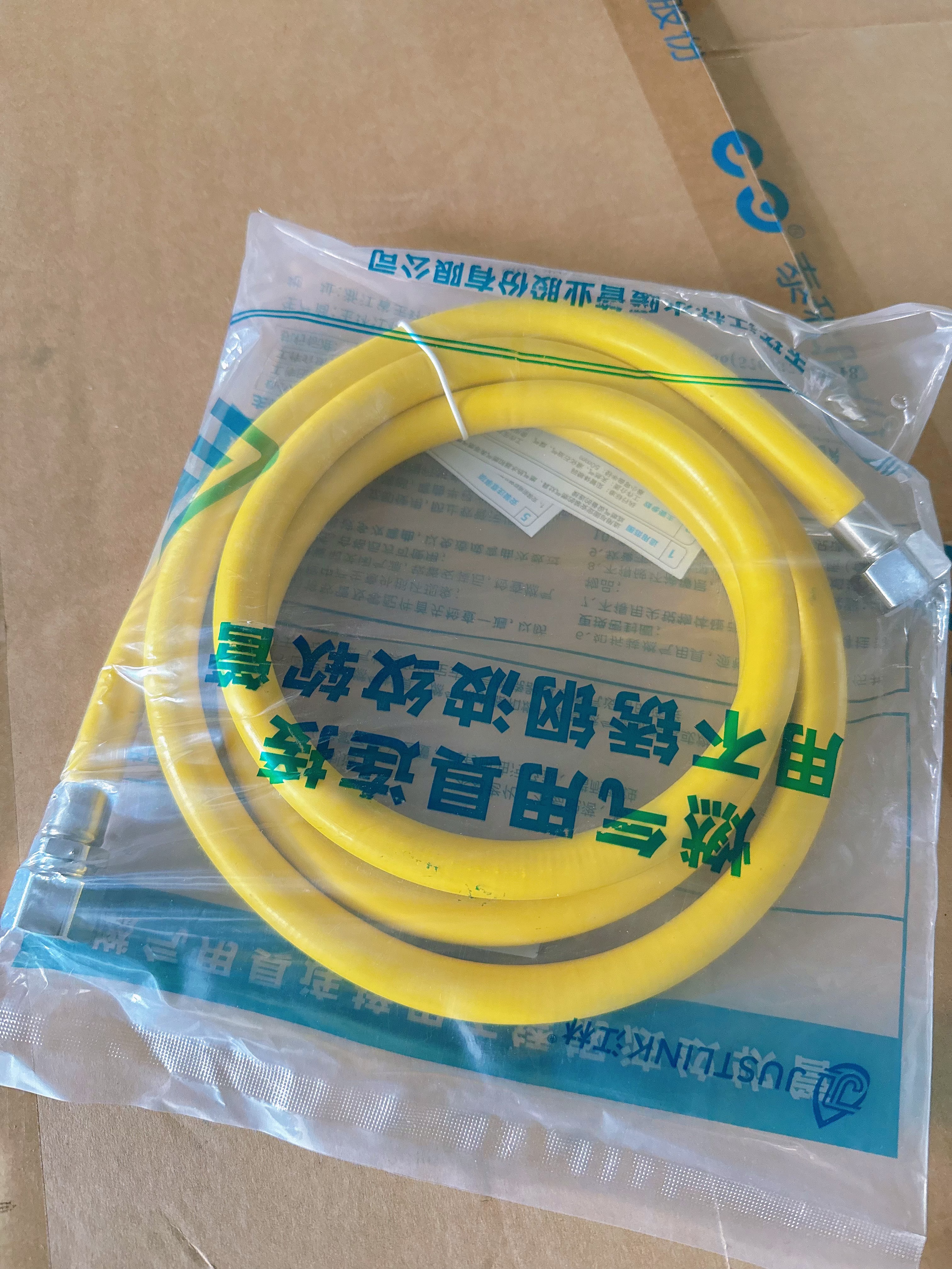 江林牌全新燃气用具连接不锈钢波纹软管1.5米2米单插双螺定尺管