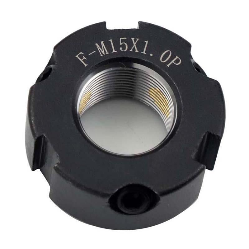 替代锁紧螺母大全F型R圆形RN方形精密顶丝滚珠丝杆主轴m8止退细牙