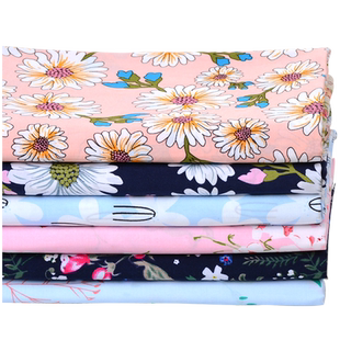 人造棉布料绵绸布料夏季儿童衣服宝宝服装睡衣薄款人棉夏凉被面料