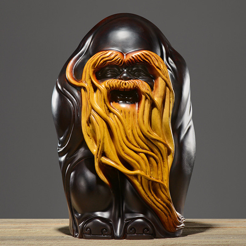 资深匠人寿星公黑檀木中式