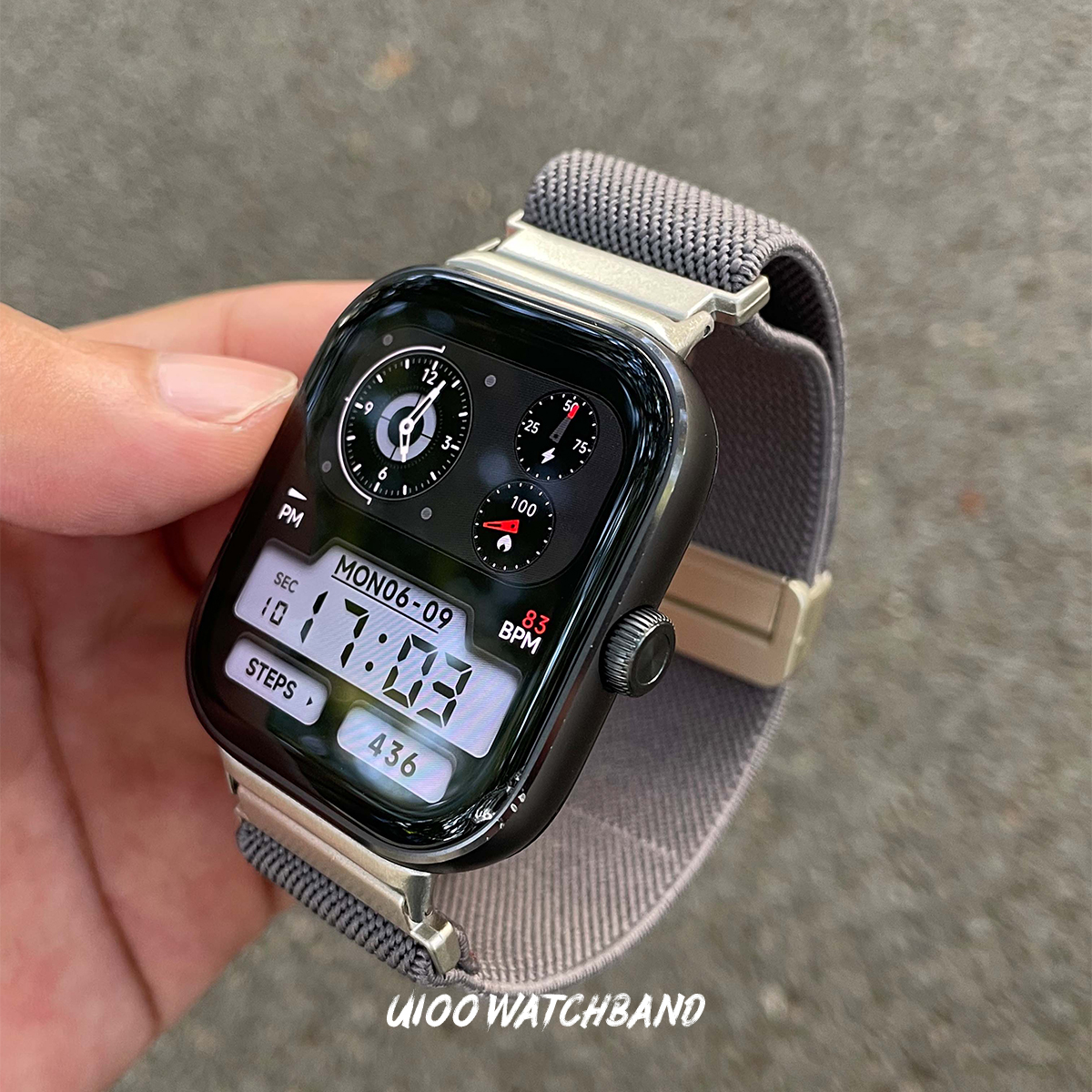 UIOO红米watch6/5/4磁吸扣表带