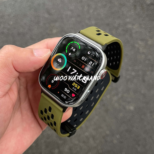 UIOO红米Watch6/5/4磁吸硅胶表带