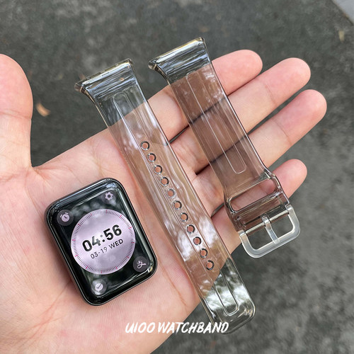 9/8Pro一体光变透明运动表带