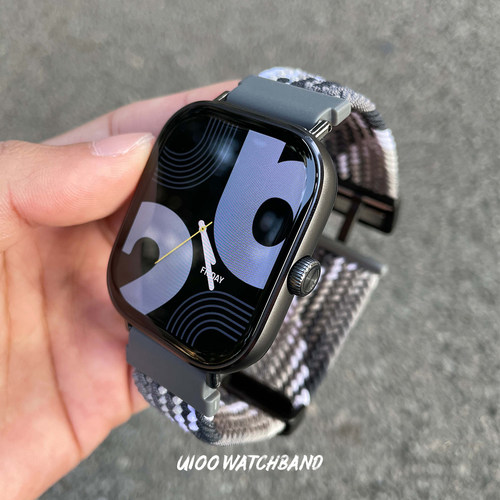 小米watch6/5/4尼龙编织表带