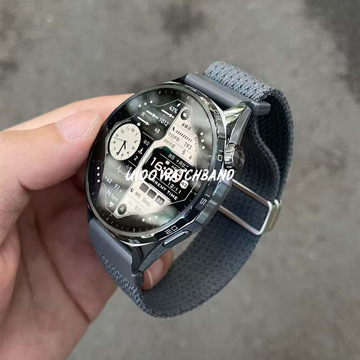 UIOO华为GT6/5磁吸四线尼龙表带