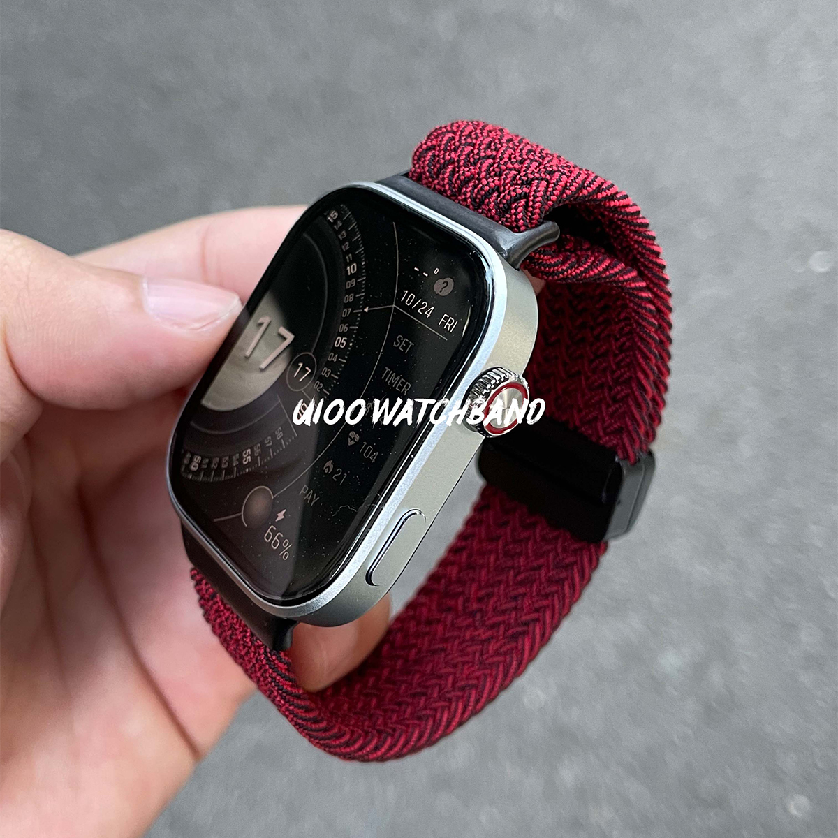 适用红米watch6/5/4表带磁吸编织