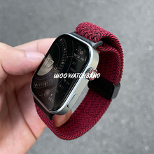 UIOO适用红米watch6/5/4手表带回环磁吸编织小米手环9pro表带时尚