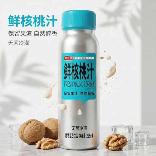 丰之源鲜核桃汁带核桃果渣不齁甜
