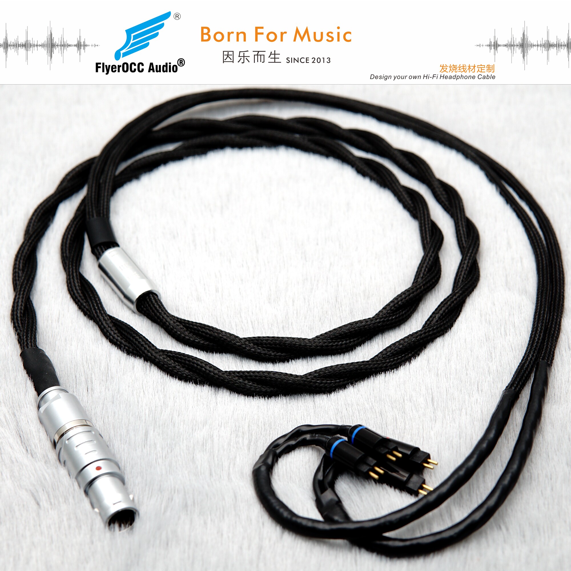 传神Ref GEN 双线分音 定制 平衡线 升级线 2.5MM 4.4MM 3.5MM
