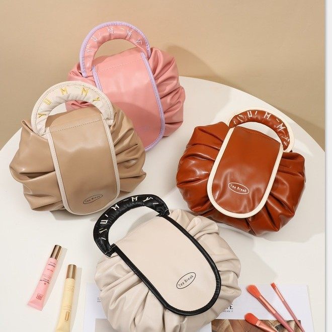 新款懒人化妆包大容量便携收纳包旅行收纳袋抽绳束口袋防 水洗漱,收纳整理,化妆箱/盒,淘宝优惠券,粉丝福利购,淘宝优惠卷