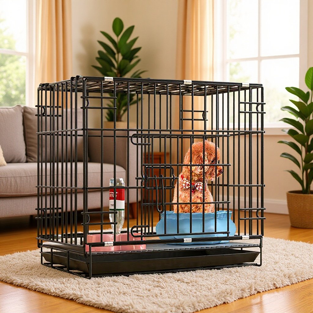 包邮狗笼子小型犬柯基泰迪比熊博美中型犬折叠狗窝室内带厕所