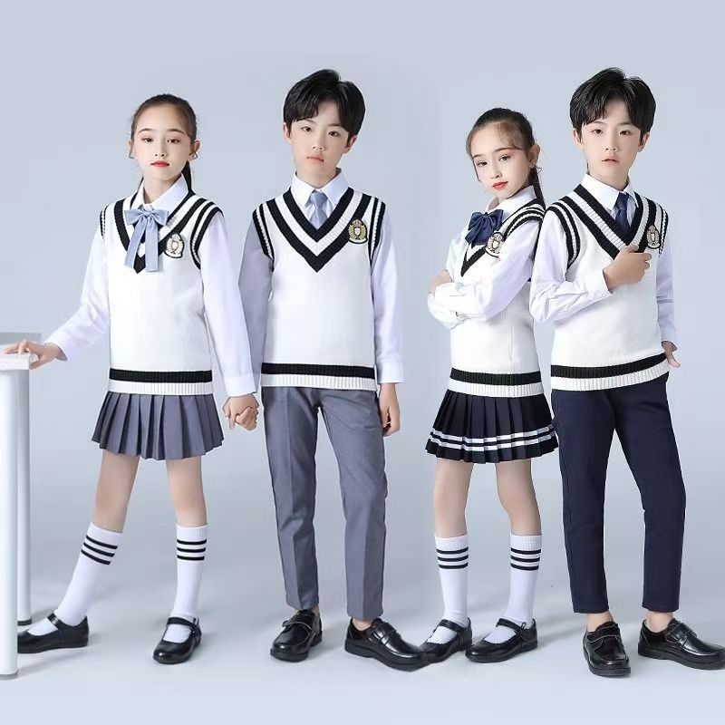 国庆中小学生大合唱表演服儿童演出服合唱团诗歌朗诵英伦风校服
