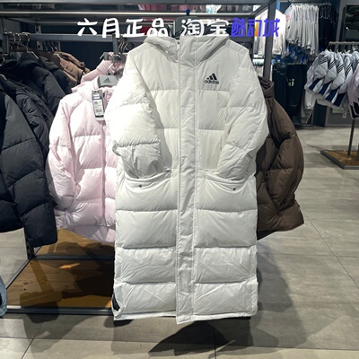 阿迪达斯男女情侣款保暖羽绒服