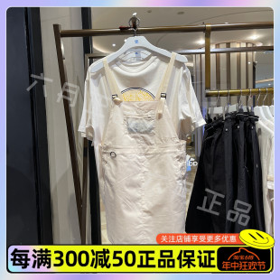 阿迪达斯三叶草女子宽松无袖 正品 运动连衣裙夏季 背带休闲裙IK8605