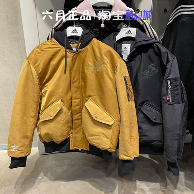 阿迪达斯龙年外套男保暖棉服