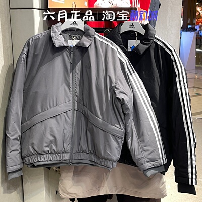 阿迪达斯三叶草男保暖防风棉衣