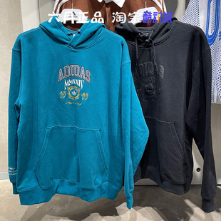 阿迪达斯三叶草24年冬季男女同款针织卫衣套头衫 JW1965 JW19653