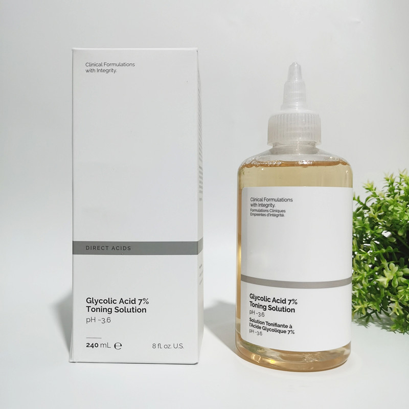 Facial Skin Care Glycolic Acid 7% Toning Solution 240ML Gent