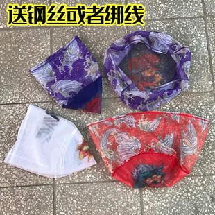 钢丝嵌入式纳米抄网兜碳素抄网圈专用纳米网兜