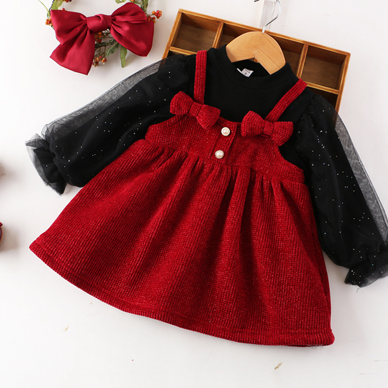 【清仓】公主裙女童秋冬季加绒连衣裙周岁宝宝新年裙子,童装/婴儿装/亲子装,连衣裙,淘宝优惠券,粉丝福利购,淘宝优惠卷