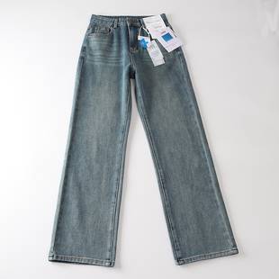 直筒长裤 王炸神裤 牛仔裤 显瘦显腿长小腿裤 女 有筋骨四面弹