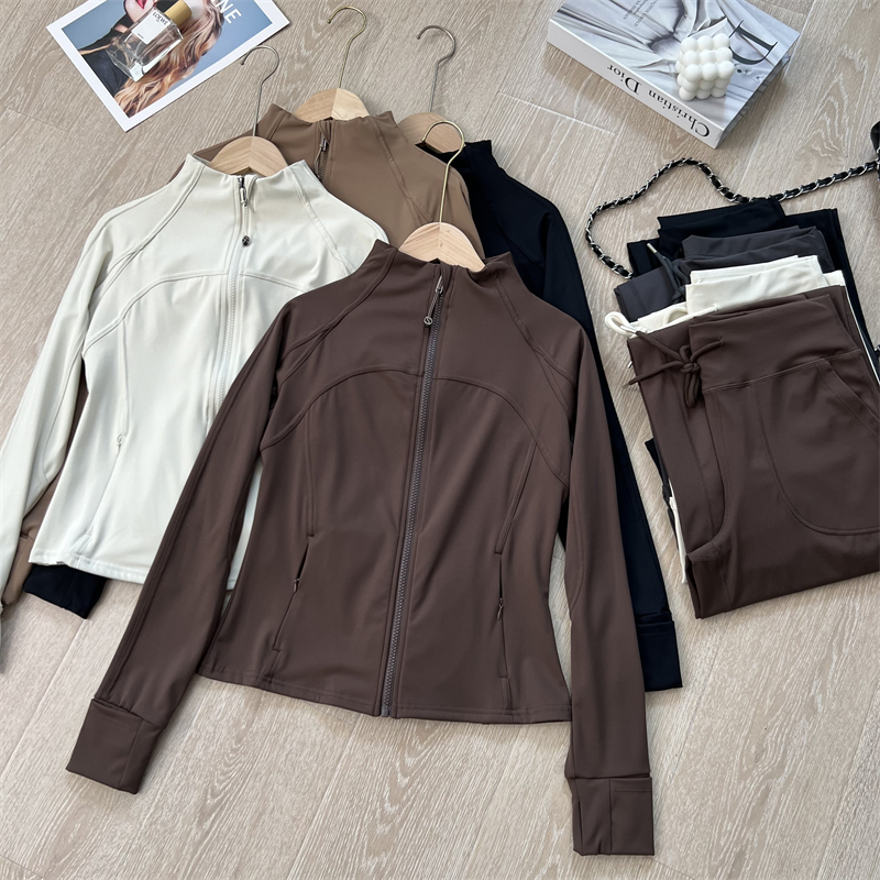 透气不紧绷拉链速干服运动套装