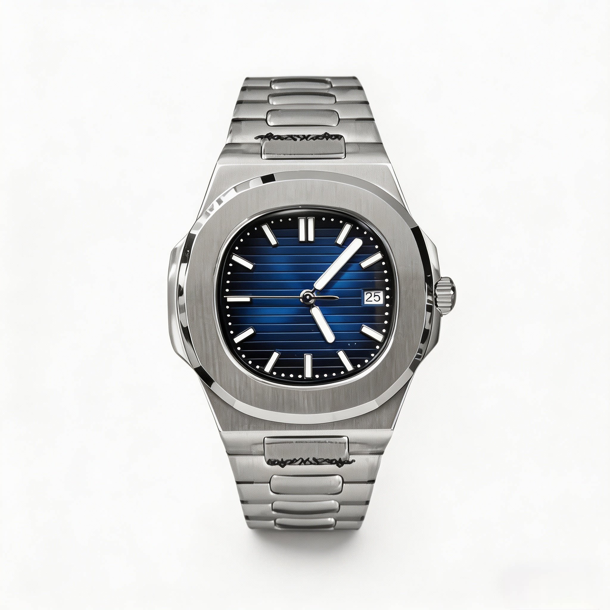 鹦鹉螺机械男士手表进口自动机械机芯41mm精钢316材质