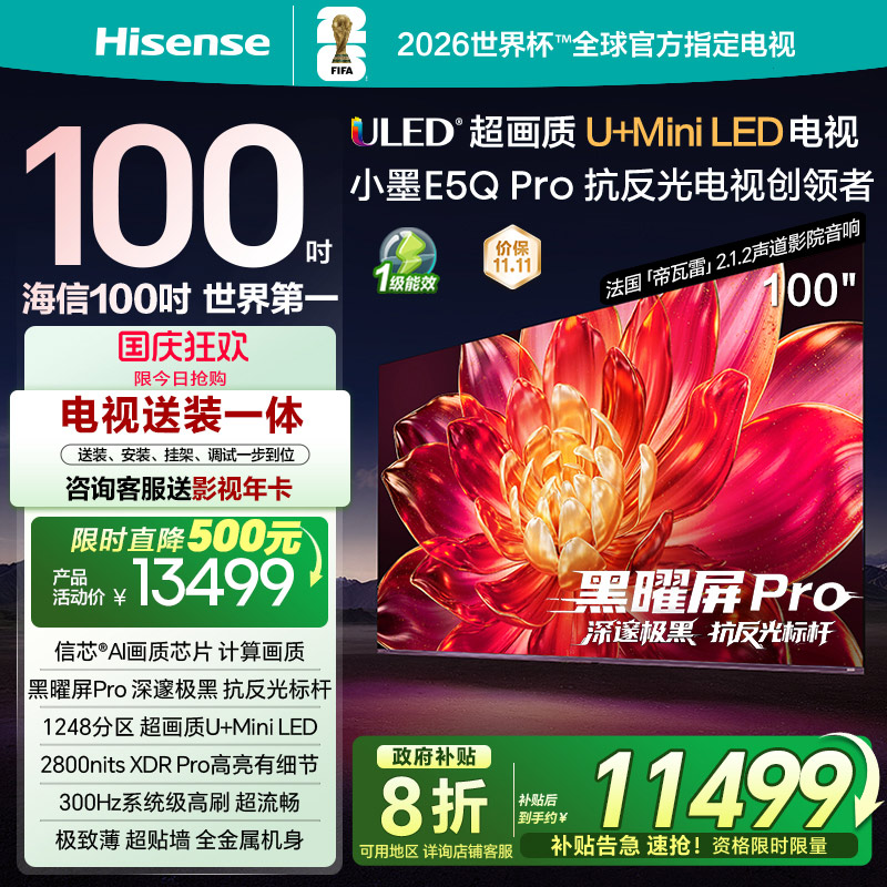 总裁推荐海信电视小墨100E5QPro