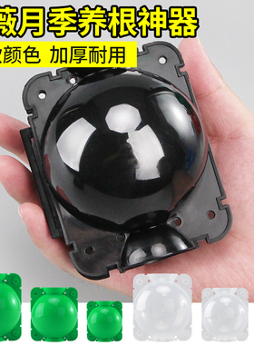 蔷薇月季高压育根盒空中嫁接用繁殖球包自动扣黑色避光育苗控根器