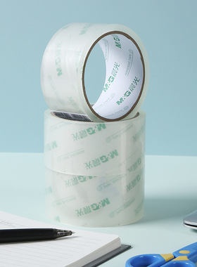 晨光AJDN95790透明封箱胶带打包胶带封箱带大号6cm*100y加宽胶纸