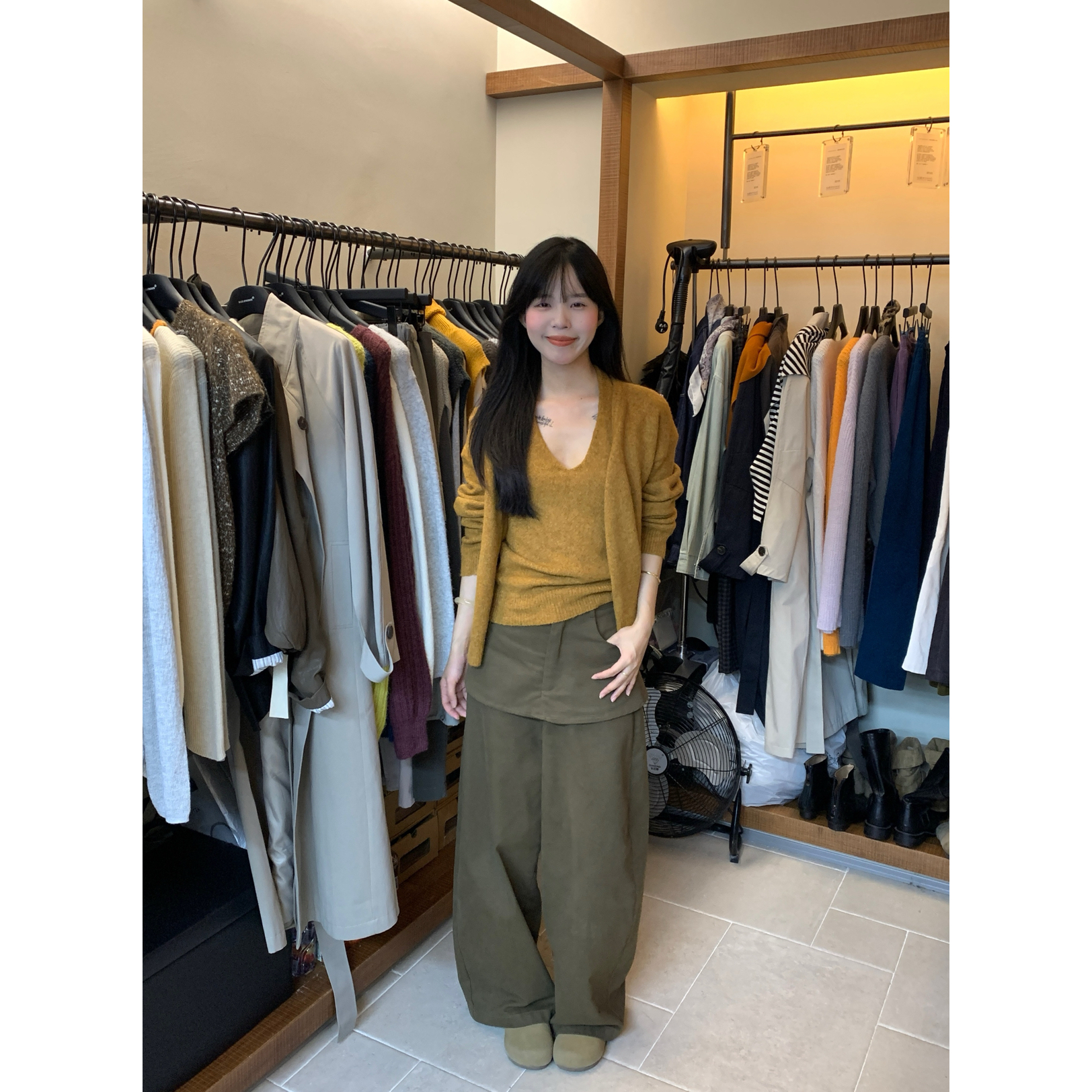 想象Sailormoon韩系氛围感超软糯舒服挂脖背心+毛衣开衫套装20313