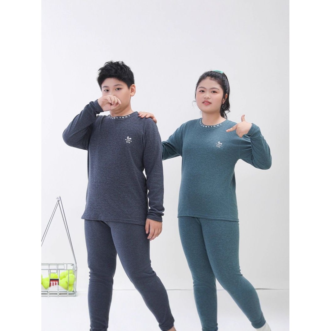 胖童内衣套装双面磨毛中大童秋衣秋裤圆领男女童学生中领纯色打底,童装/婴儿装/亲子装,内衣套装,淘宝优惠券,粉丝福利购,淘宝优惠卷