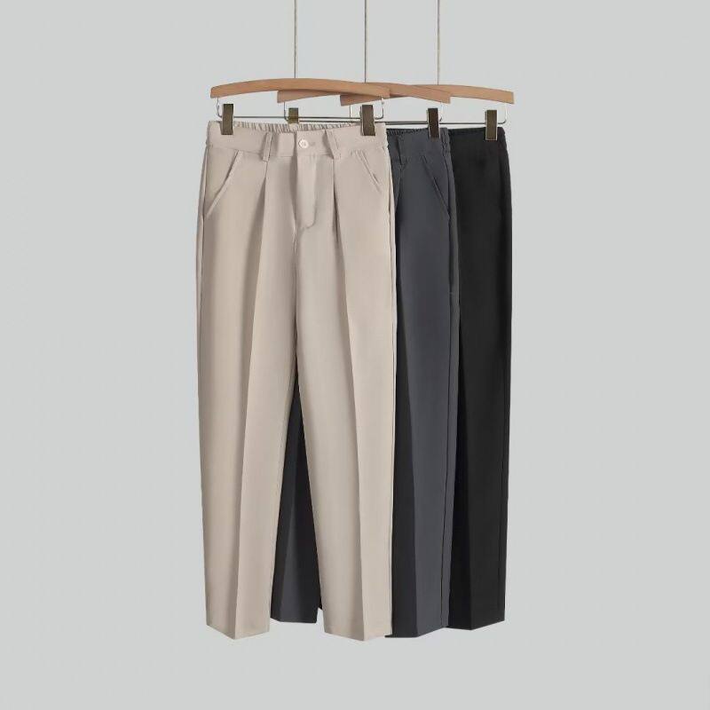 西裤男西装裤男士九分商务休闲正装高级垂坠感秋冬小西服男款裤子