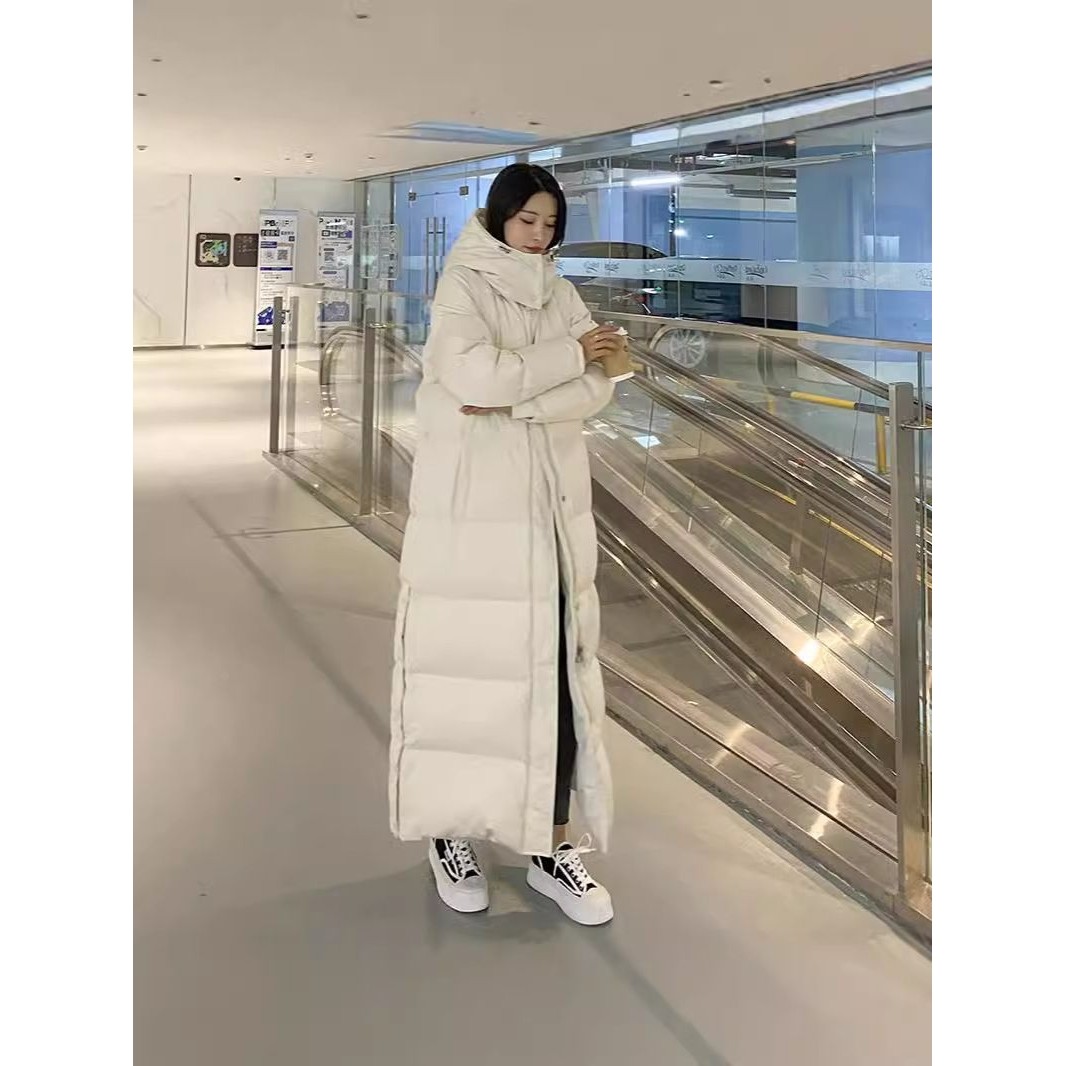 羽绒服女加长款2025新款过膝到脚踝时尚加厚白鸭绒黑色冬外套,女装/女士精品,棉衣/棉服,淘宝优惠券,粉丝福利购,淘宝优惠卷
