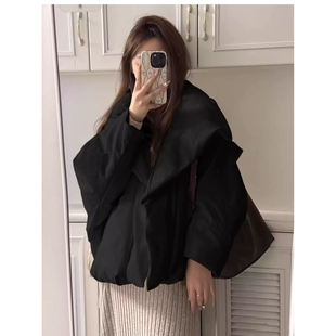 短款棉服女冬季新款2025年新款洋气高级感小众设计感小个子外套