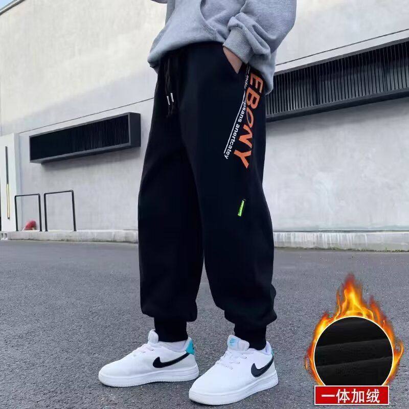 男童冬季裤子儿童运动长裤一体加绒新款中大童秋冬装男孩卫裤,童装/婴儿装/亲子装,儿童运动裤,淘宝优惠券,粉丝福利购,淘宝优惠卷