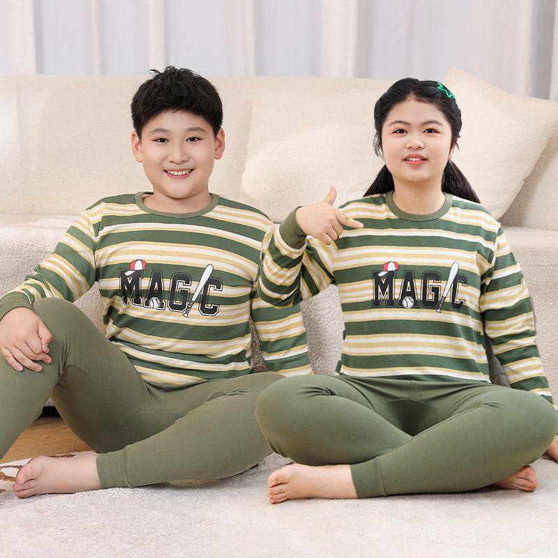 胖童秋衣秋裤男女孩加肥加大纯棉宽松保暖内衣套装儿童棉毛衫睡衣,童装/婴儿装/亲子装,家居服套装,淘宝优惠券,粉丝福利购,淘宝优惠卷