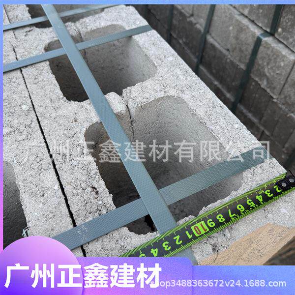 广州佛山江门两孔粗糙空心砖厂家 花店围墙工地工程店铺空心砖