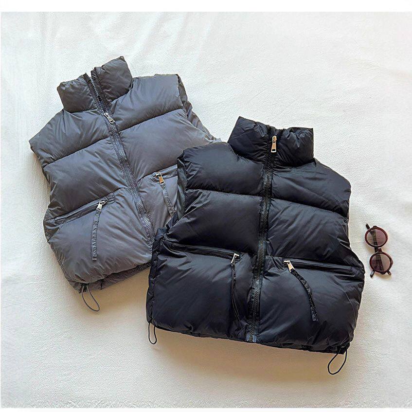 秋冬季儿童新款羽绒立领棉服马甲背心男女童中大童休闲保暖童装